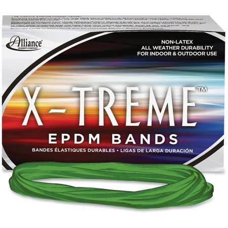 X-TREME Rubber Bands, f/Files, 7"x1/8", 200 Bands/BX, Lime Green PK ALL02005